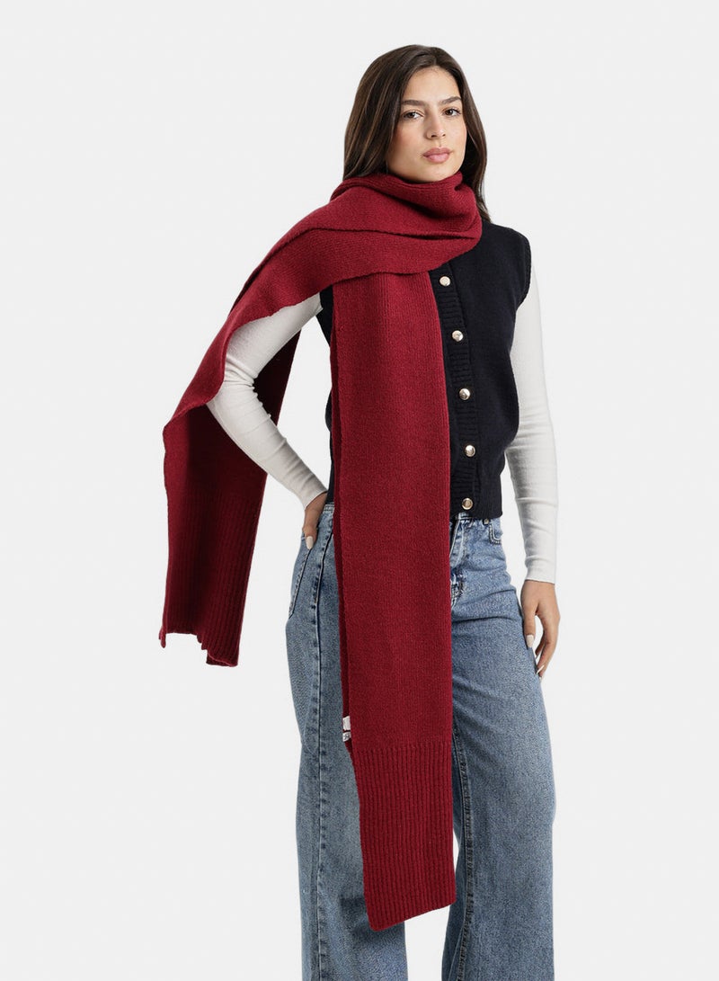 Carina Knitted Rectangular Scarf - Image 3